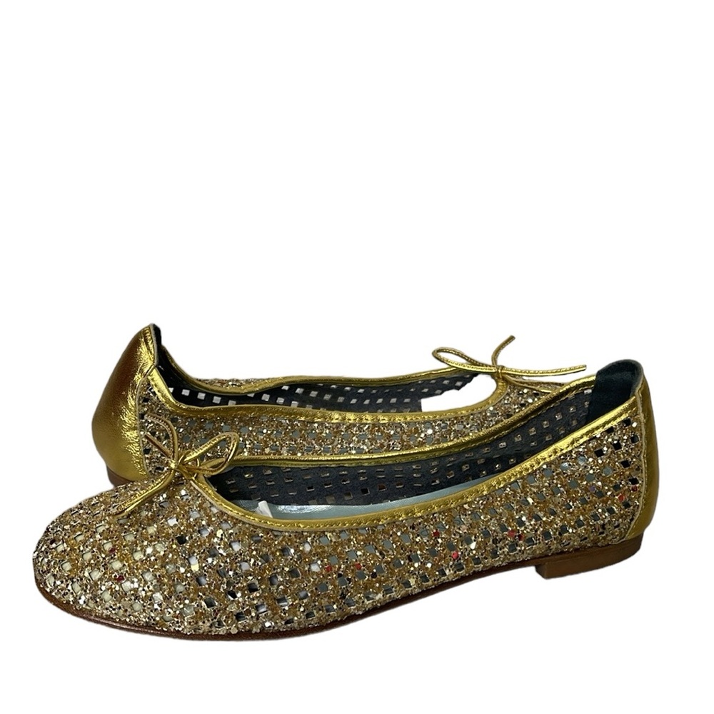 Casuccio Vincenzo sequins Dress Shoes Made in Italy Size 38.5 almost new